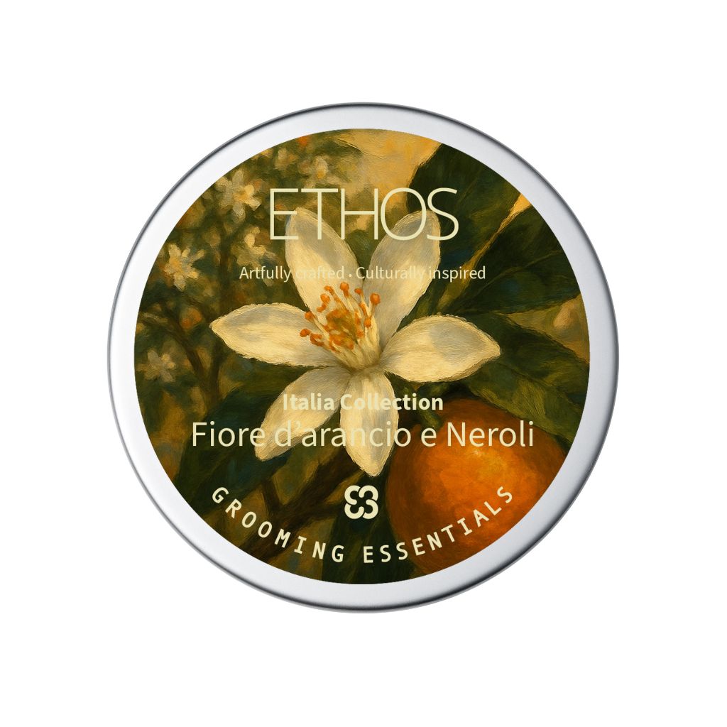 ETHOS Fiore d'arancio e Neroli Shave Soap jar