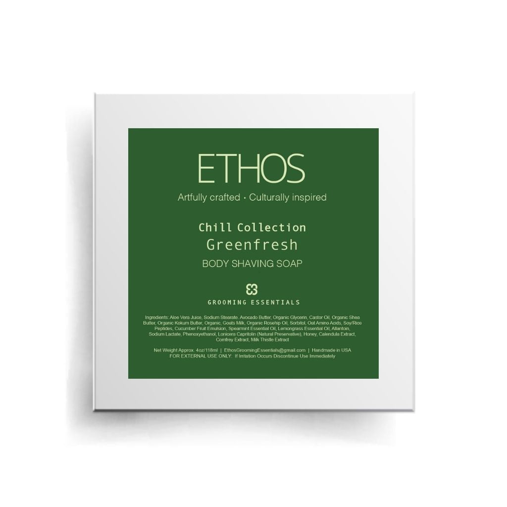 4 oz. ETHOS Greenfresh Body Shaving Soap