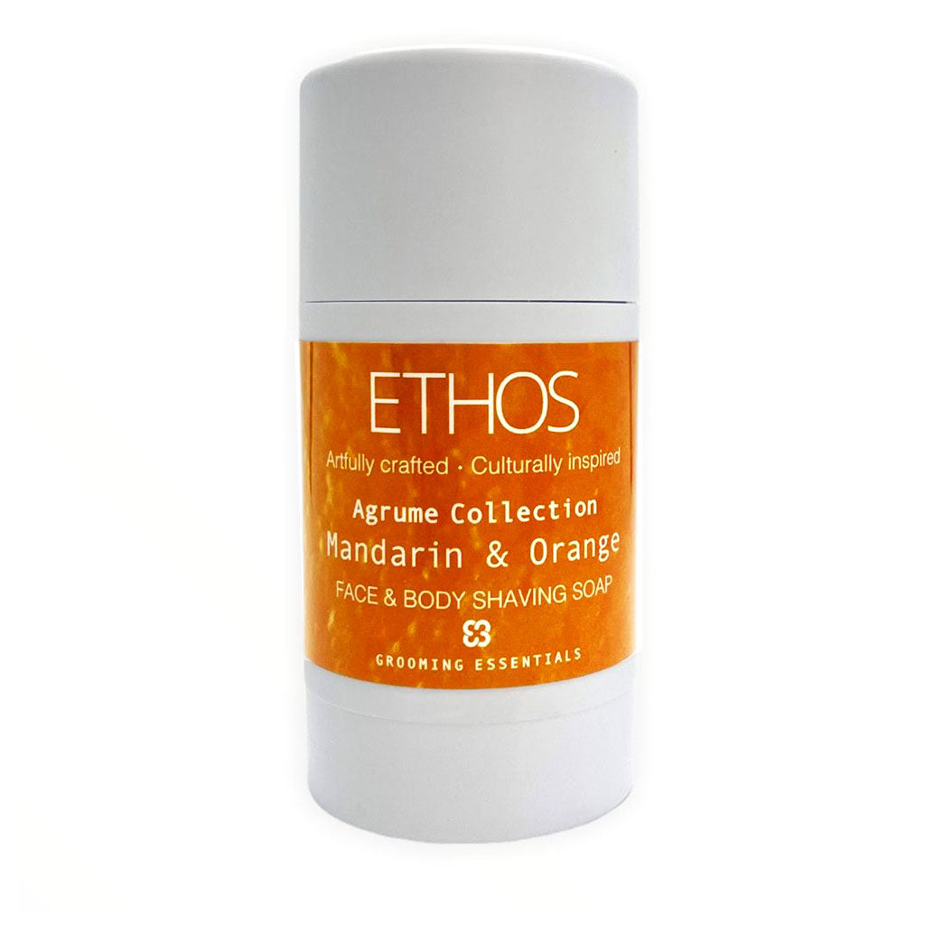 ETHOS Face & Body Shaving Soap Mandarin and Orange