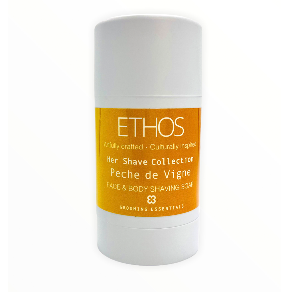 ETHOS Peche de Vigne Face and Body Shave Soap